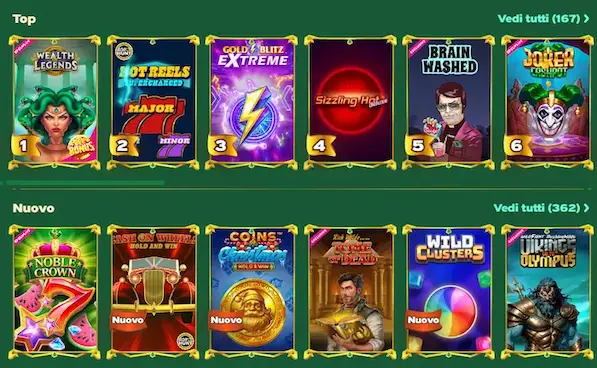 Greenluck Casino Italia Giochi