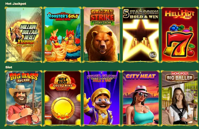 Greenluck Casino Italia machine